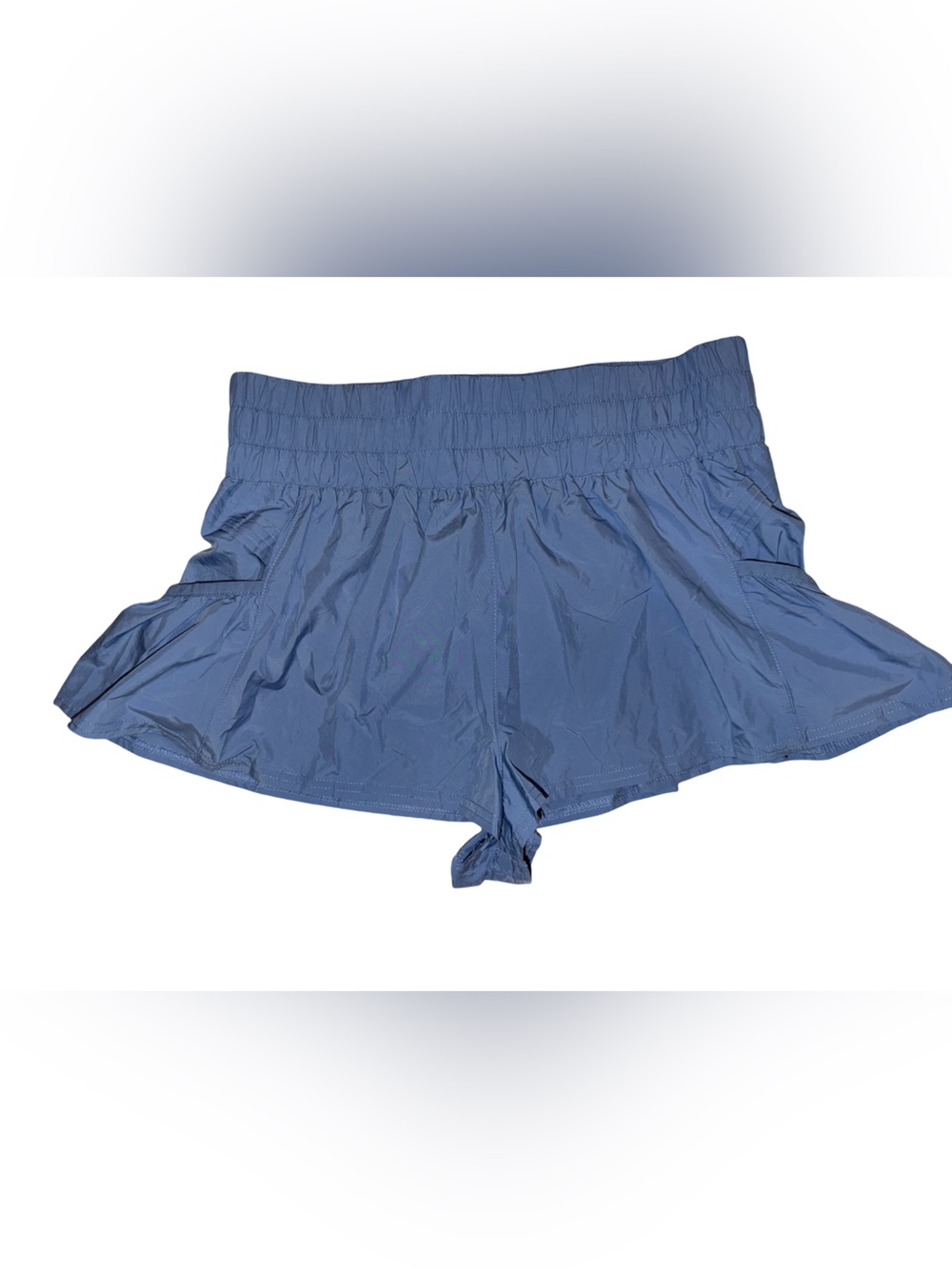 Free People Lightweight Blue Athletic Shorts
